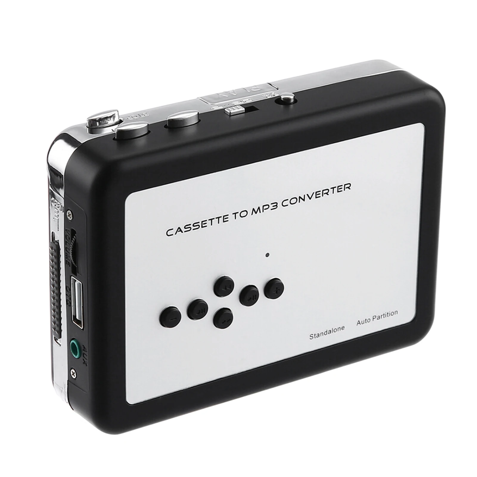 Muslady USB Cassette Capture Tape-to-MP3 Converter into Computer Multifunctional Stereo Audio Cassette Player with Earphone
Muslady USB Cassette Capture Tape-to-MP3 Converter into Computer Multifunctional Stereo Audio Cassette Player with Earphone