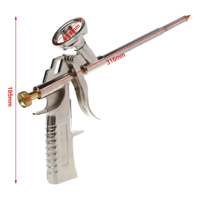 Alloy Foam Expanding Spray Gun Sealant Dispensing PU Insulating Applicator Tool K0AB
Alloy Foam Expanding Spray Gun Sealant Dispensing PU Insulating Applicator Tool K0AB