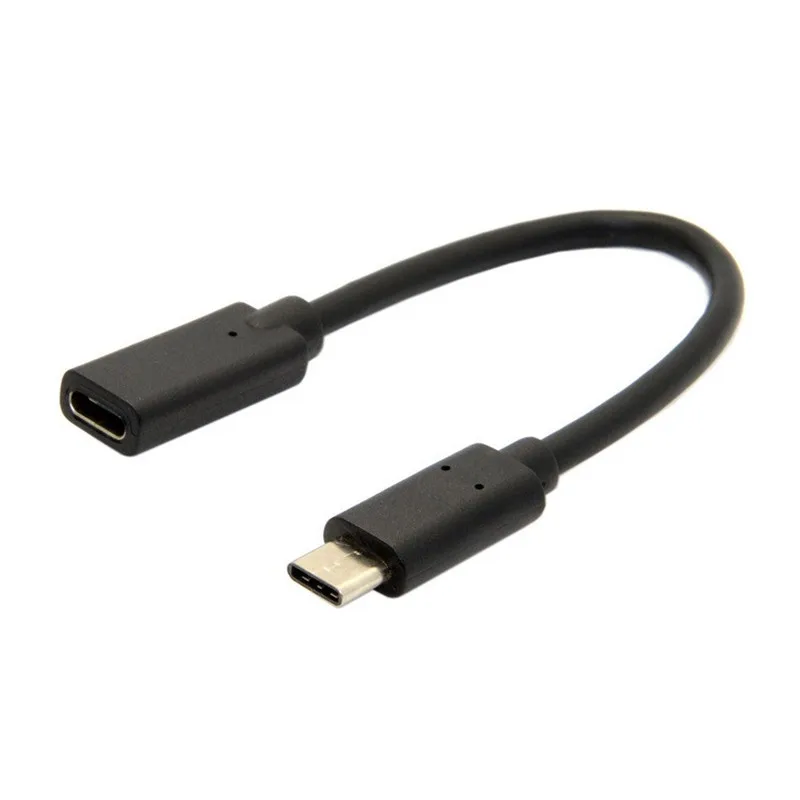 

USB-C USB3.1 Type C Male to Female Port Cable USB-C Data Charge Sync Extension for NEW Macbook Chromebook 6ft/1.8m 0.2m/0.6m/1m