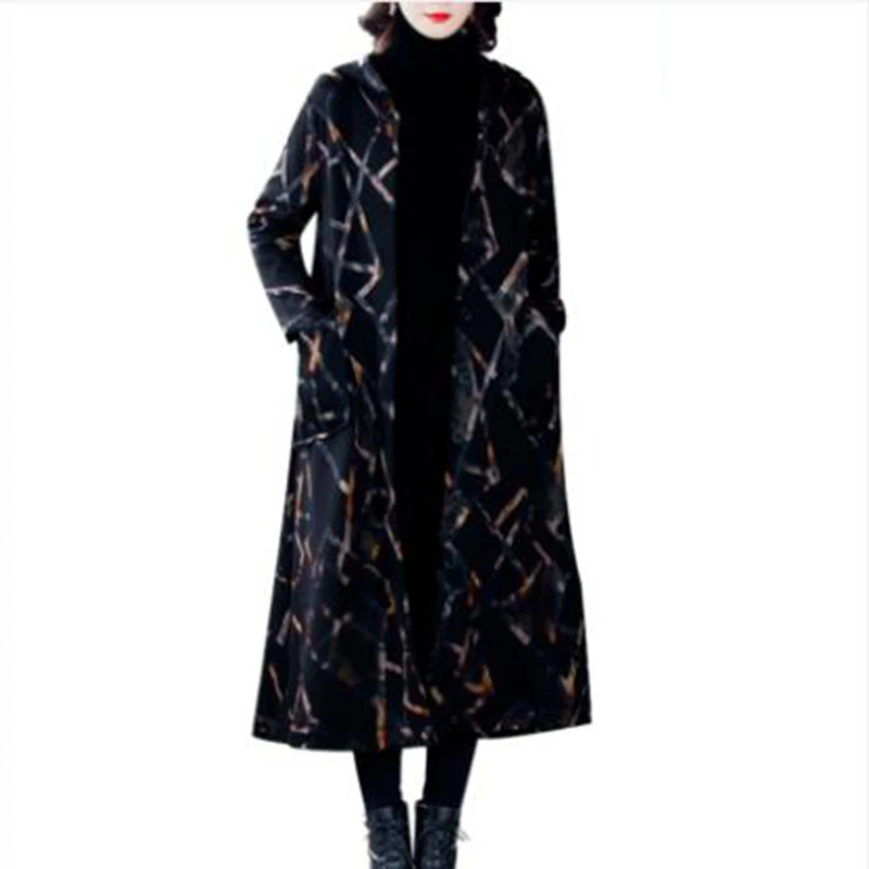 2020 New Autumn Winter Long Trench Coats Women Vintage Plus Velvet Korean Loose Large Size Long Sleeve Overcoats FC253
2020 New Autumn Winter Long Trench Coats Women Vintage Plus Velvet Korean Loose Large Size Long Sleeve Overcoats FC253