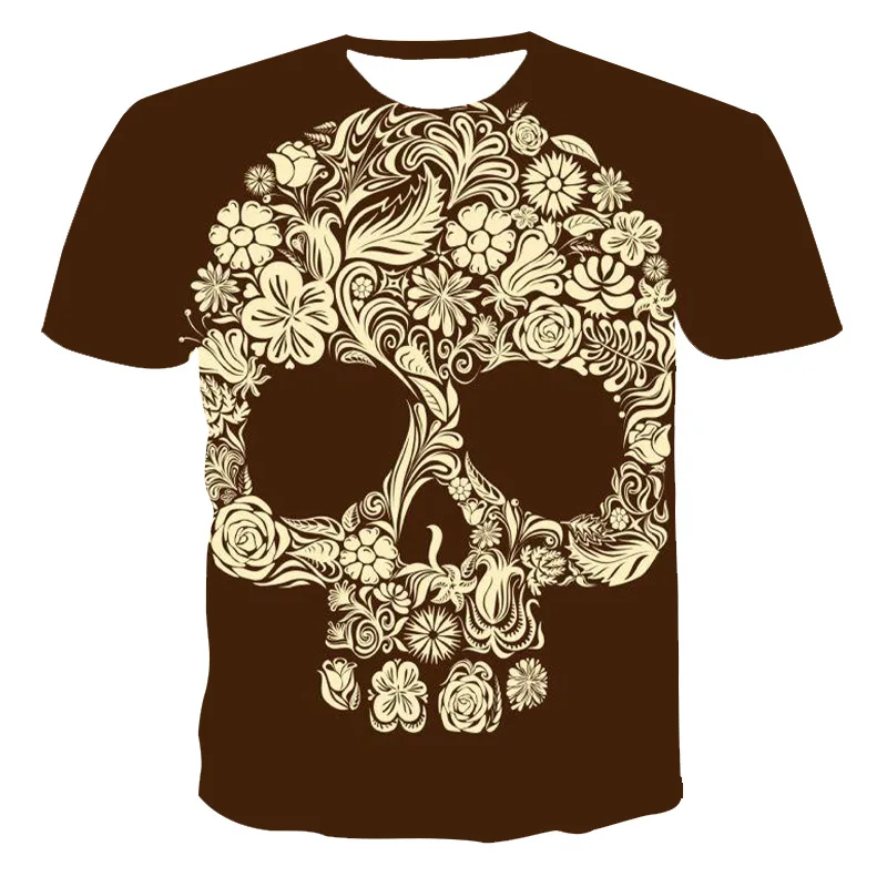 2021 summer new men's 3D printing skull funny fashion T-shirt casual classic everyday cool rice noodles short sleeve T-shirt
2021 summer new men's 3D printing skull funny fashion T-shirt casual classic everyday cool rice noodles short sleeve T-shirt