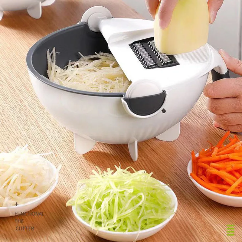The New Multifunctional Vegetable Cutter Shredder Slicer Washing Basket Potato Household Grater Vegetable Slicer
The New Multifunctional Vegetable Cutter Shredder Slicer Washing Basket Potato Household Grater Vegetable Slicer