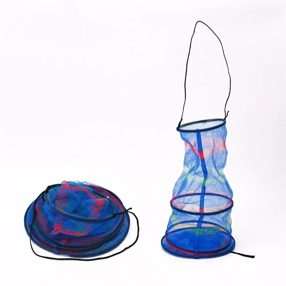 25 * 65cm Colorful Mini Fishing Basket Three Tiered Collapsible Lightweight Portable Crab Lobster Shrimp Fish Storage Net
25 * 65cm Colorful Mini Fishing Basket Three Tiered Collapsible Lightweight Portable Crab Lobster Shrimp Fish Storage Net