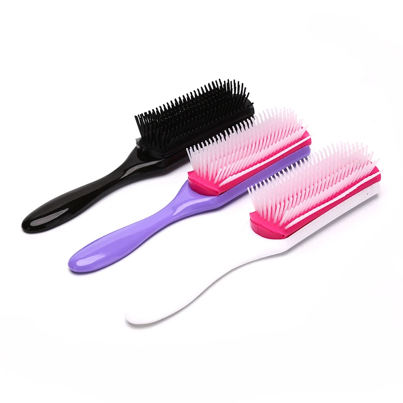 20.5cm Length Anti-static 9 Rows Hair Brush Handcraft Hairbrush Hairdressing Scalp Massager Hair Comb Styling Tools Health
20.5cm Length Anti-static 9 Rows Hair Brush Handcraft Hairbrush Hairdressing Scalp Massager Hair Comb Styling Tools Health