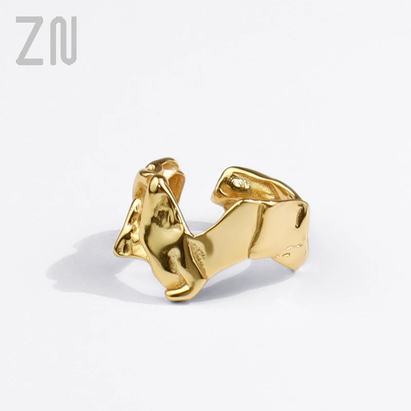 ZN Europe and America Fashion Trendy Jewelry Accessories Gifts Irregular Geometric Shape Creative Opening Finger Rings for Women
ZN Europe and America Fashion Trendy Jewelry Accessories Gifts Irregular Geometric Shape Creative Opening Finger Rings for Women