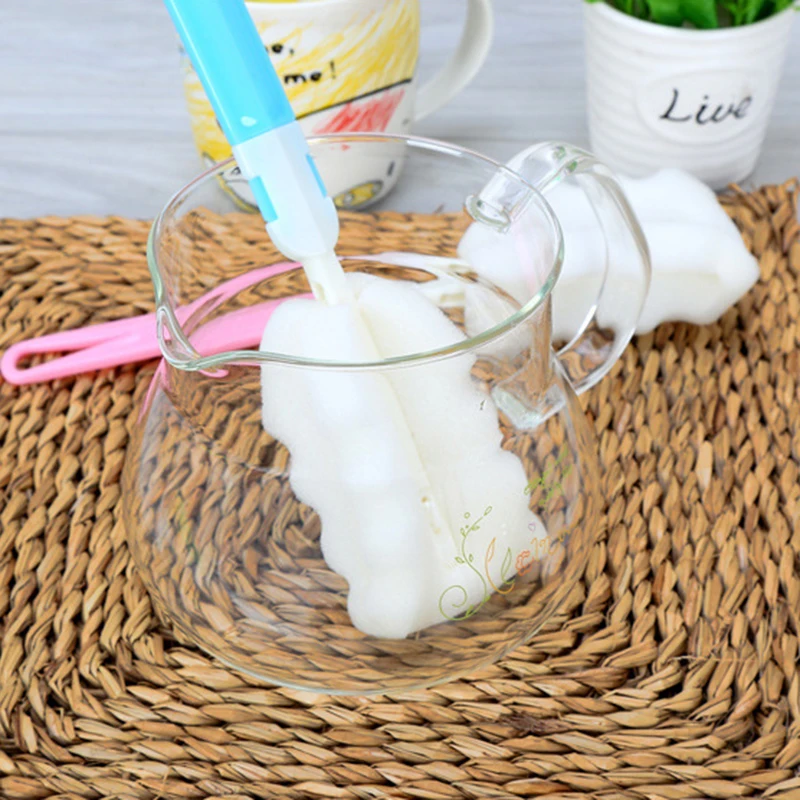 Sponge Cup Brush Kitchen Cleaning Tools Long Handle Drink Wineglass Bottle Glass Cup Washing Cleaning Sponge Brushes Cleaner
Sponge Cup Brush Kitchen Cleaning Tools Long Handle Drink Wineglass Bottle Glass Cup Washing Cleaning Sponge Brushes Cleaner