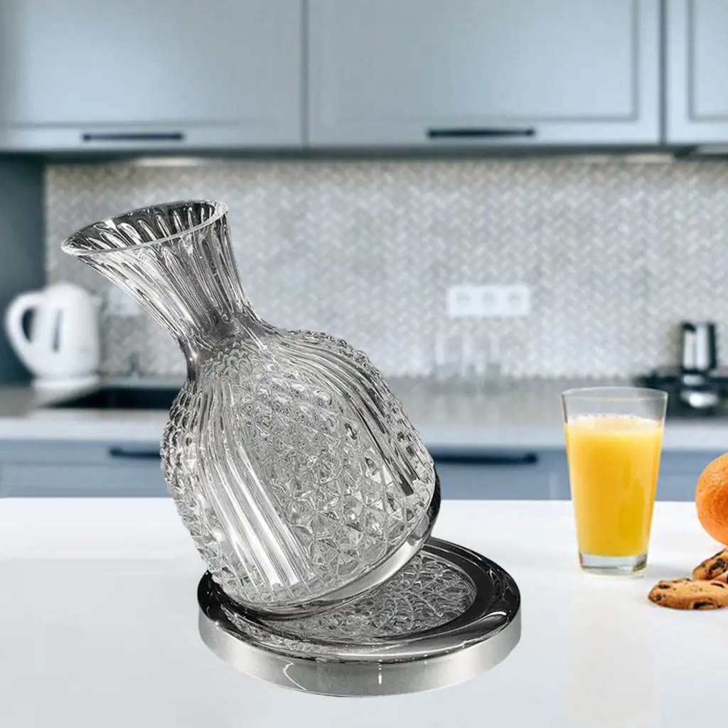 Embossed Decanter-- with Base-- Vintage 1500ml Glass 28oz Carafe Dispenser for Glassware Wine Spirits Alcohol Liquor Rum
Embossed Decanter-- with Base-- Vintage 1500ml Glass 28oz Carafe Dispenser for Glassware Wine Spirits Alcohol Liquor Rum