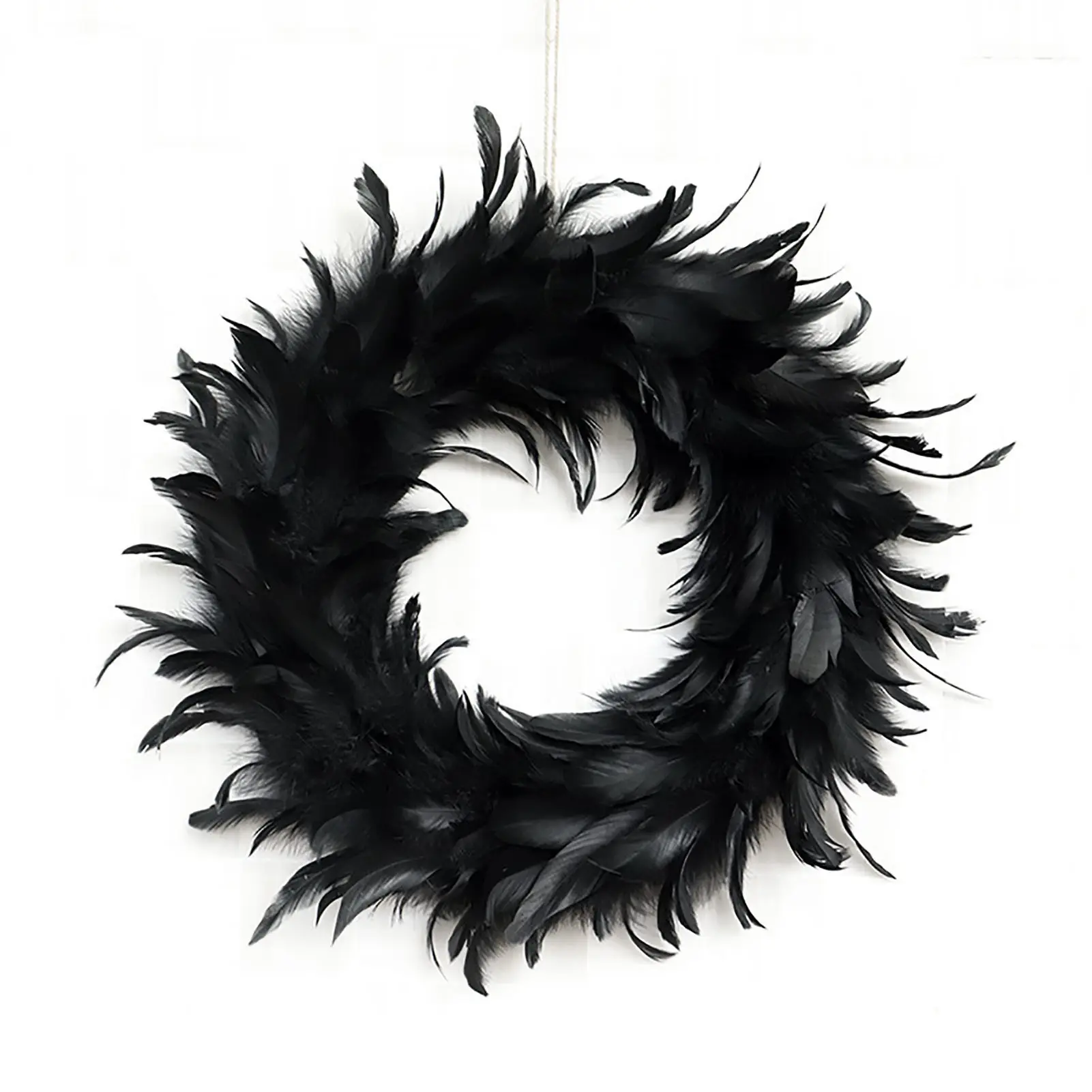 LED Black Feather Wreath With Lights Handmade Wall Door Hanging Festival Party Birthday Decoration For Home Shopping Mall Decor
LED Black Feather Wreath With Lights Handmade Wall Door Hanging Festival Party Birthday Decoration For Home Shopping Mall Decor