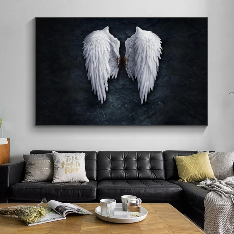 Anime Angel Wings Wall Art Canvas Prints Angel Feather Ground Wings Creative Paintings on The Wall Picture for Living Room Decor
Anime Angel Wings Wall Art Canvas Prints Angel Feather Ground Wings Creative Paintings on The Wall Picture for Living Room Decor