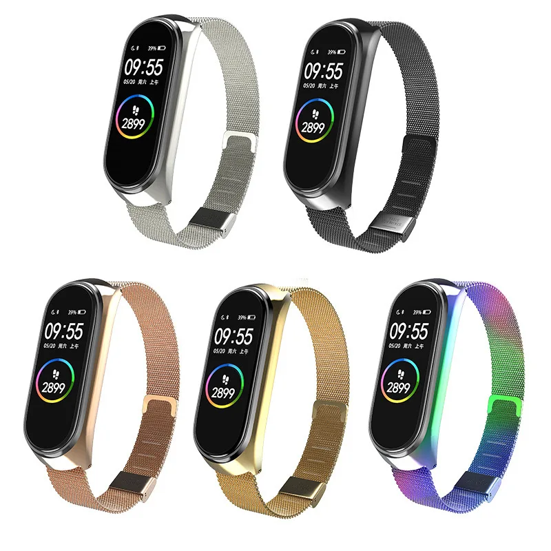 Stainless steel Watch Bracelet for Xiaomi Mi Band 6 5 4 3 Sport Strap Replacement band For Miband 5 4 wristband Xiaomi Watchband
Stainless steel Watch Bracelet for Xiaomi Mi Band 6 5 4 3 Sport Strap Replacement band For Miband 5 4 wristband Xiaomi Watchband