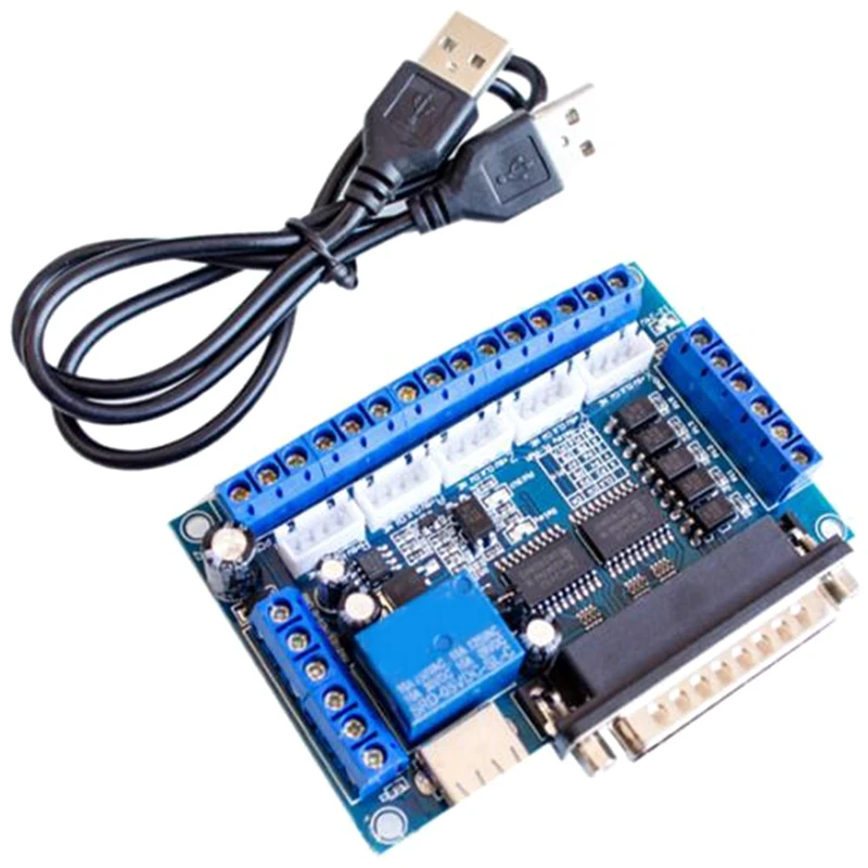 CNC 5-осевой Драйвер шагового двигателя Интерфейс доска с USB кабель изоляция оптопары для MACH3 гравировальный станок
CNC 5-осевой Драйвер шагового двигателя Интерфейс доска с USB кабель изоляция оптопары для MACH3 гравировальный станок