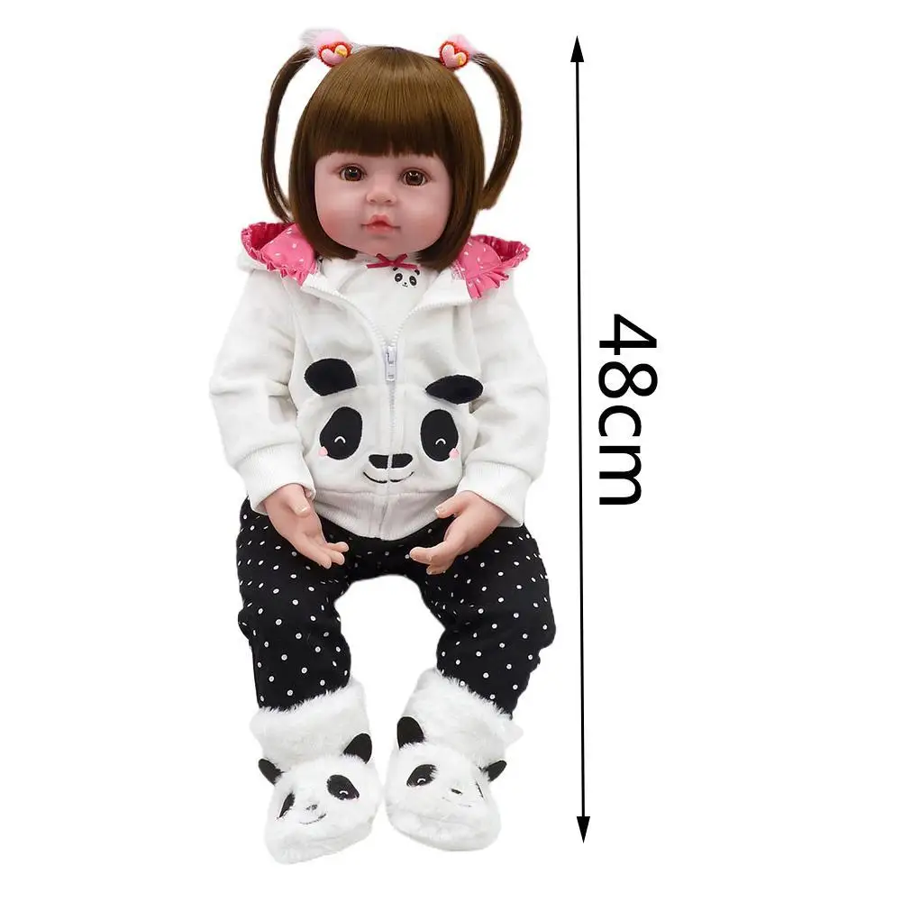 Reality Reborn Entire Silicone Toys Gift Rebirth Baby Children Life Baby Curly Christmas Girl 
Reality Reborn Entire Silicone Toys Gift Rebirth Baby Children Life Baby Curly Christmas Girl