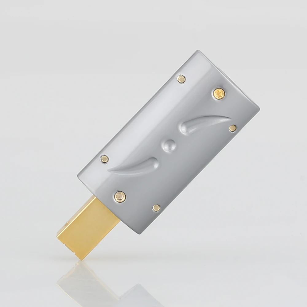 Высококачественный позолоченный USB 2 0 разъем Viborg UB201 24 каратный в HI Fi кабель DIY с