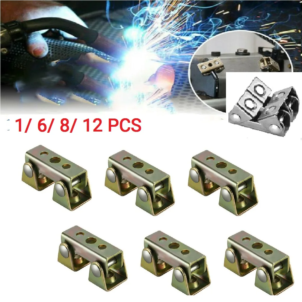 1pcs/6pcs/8pcs/12pcs Welding Clamps Holder Gold Suitable for welding New