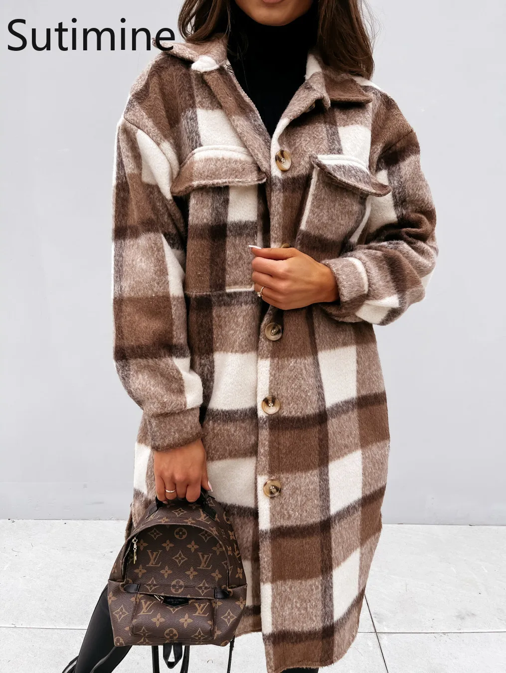 Women's blouse 2021 Shirt Pockets Women Coats Office Lady Plaid Women's Winter Jacket Thick Long Women's Jacket Casual Shirts
Women's blouse 2021 Shirt Pockets Women Coats Office Lady Plaid Women's Winter Jacket Thick Long Women's Jacket Casual Shirts