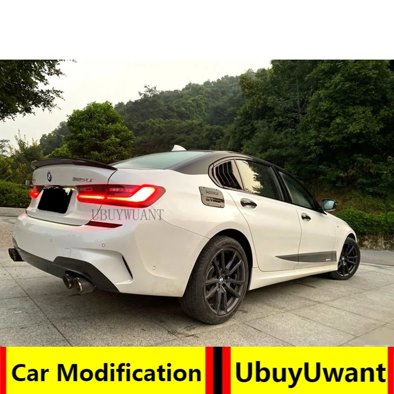 Задний спойлер из углеродного волокна для BMW, новинка 3 серии G20 2019 2020, украшение для багажника, крыла, автомобильный Стайлинг
Задний спойлер из углеродного волокна для BMW, новинка 3 серии G20 2019 2020, украшение для багажника, крыла, автомобильный Стайлинг