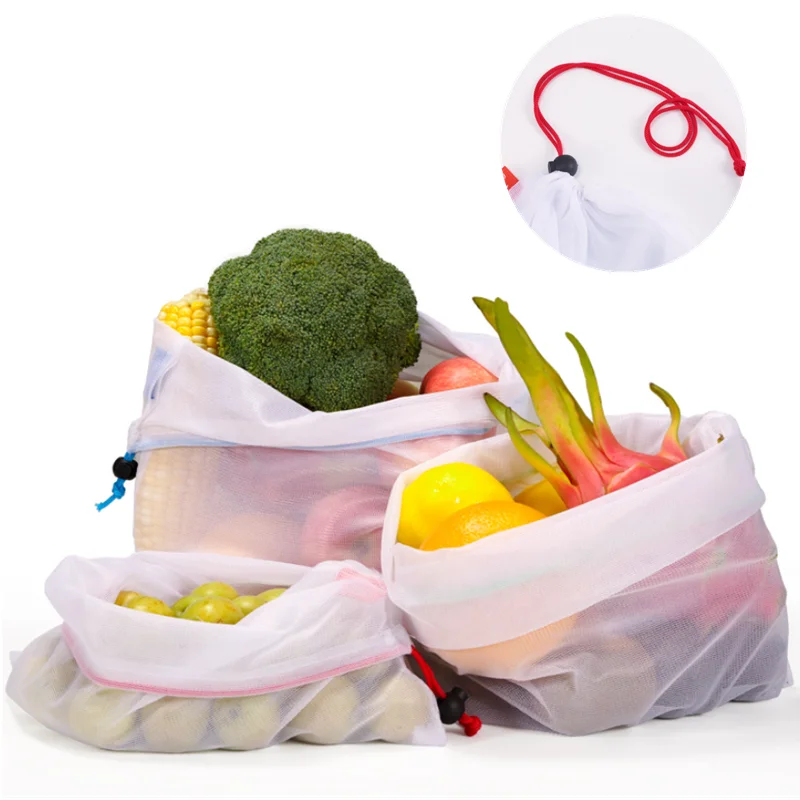 1pcs Reusable Fruit Vegetable Bags Organizer Net Bag Produce Washable Mesh Bags Kitchen Storage Bags Sundries Kitchen Storage
1pcs Reusable Fruit Vegetable Bags Organizer Net Bag Produce Washable Mesh Bags Kitchen Storage Bags Sundries Kitchen Storage