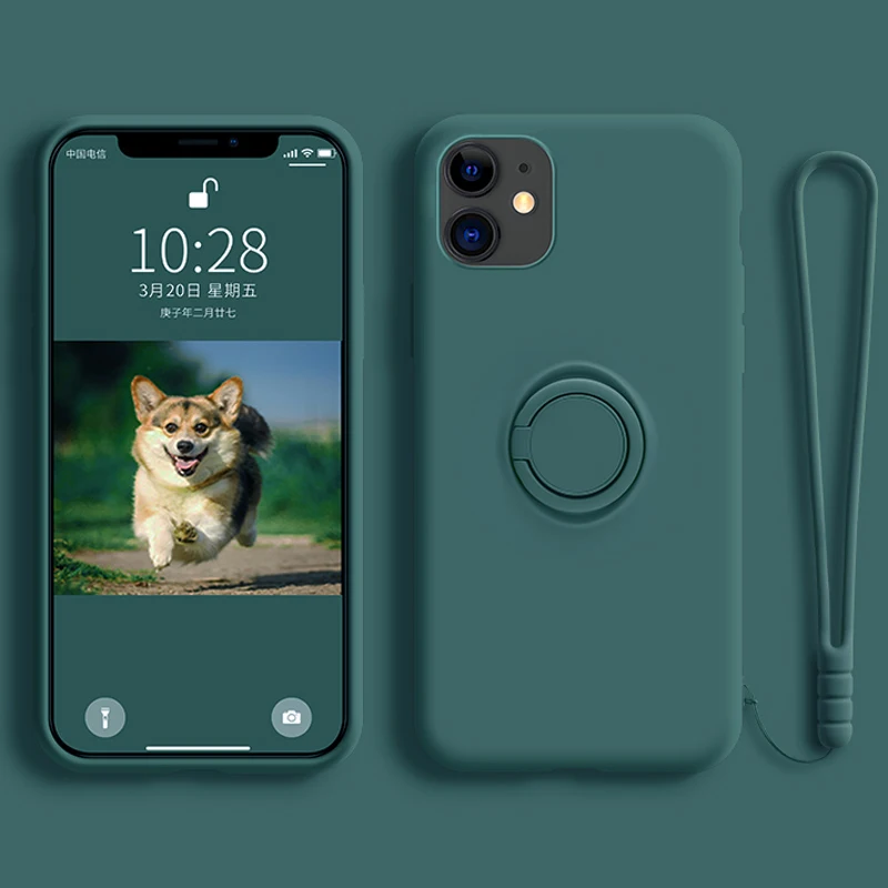 Luxury Soft Silicone Case For iPhone 13 12 11 Pro Max XS XR X 7 8 6 6S Plus iPhone11 12Pro Phone Cover With Ring Holder Stand on
Luxury Soft Silicone Case For iPhone 13 12 11 Pro Max XS XR X 7 8 6 6S Plus iPhone11 12Pro Phone Cover With Ring Holder Stand on