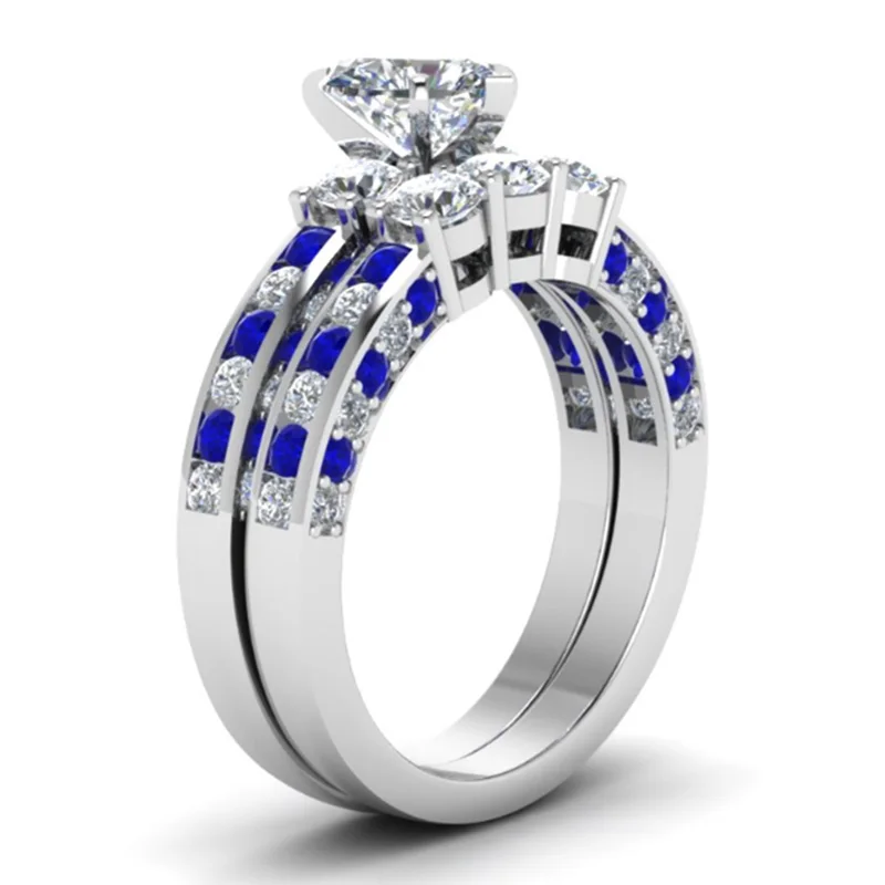 Carofeez Romantic Heart Rings Set For Women Wedding Engagement Bridal Jewelry Cubic Zirconia Stone Ring Jewelry Accessories Gift
Carofeez Romantic Heart Rings Set For Women Wedding Engagement Bridal Jewelry Cubic Zirconia Stone Ring Jewelry Accessories Gift