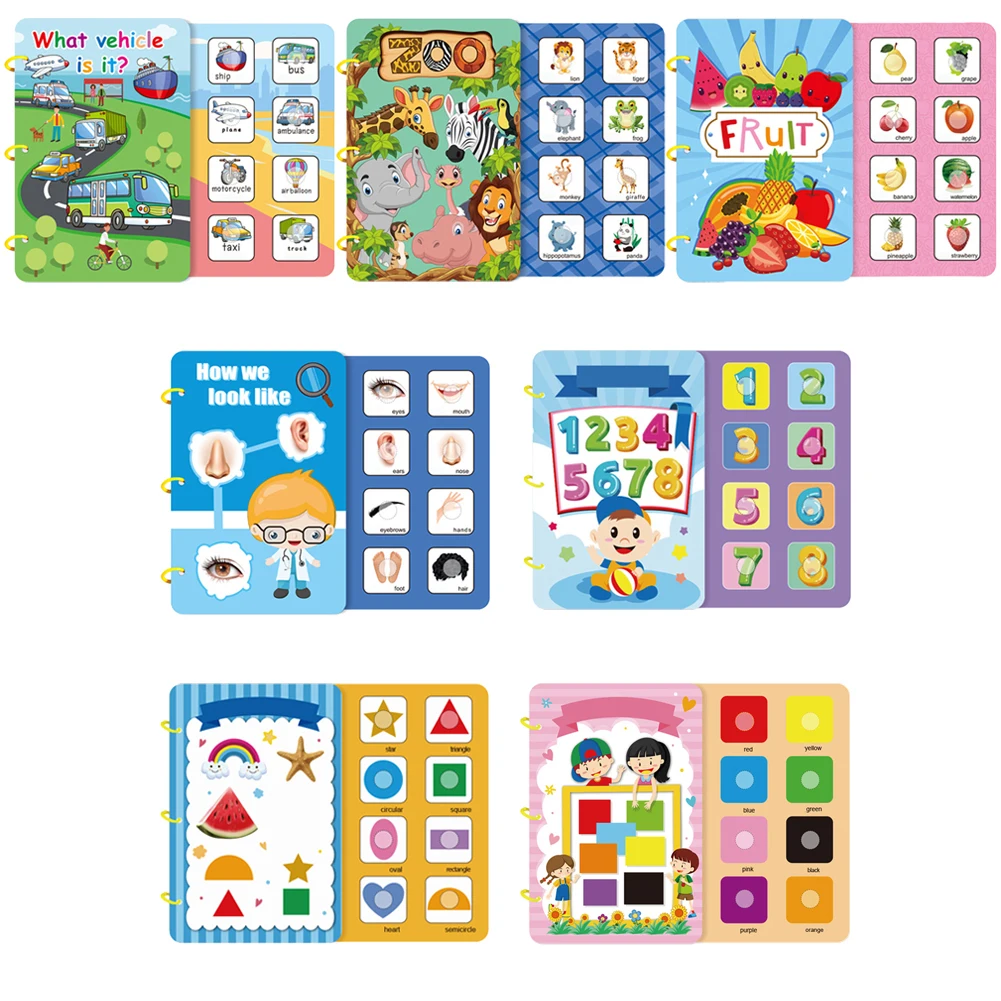 Montessori Material Kids Quiet Busy Book Sticker Toys Fruit Shape Matching Games Early Reusable Educational Sticker BookToy
Montessori Material Kids Quiet Busy Book Sticker Toys Fruit Shape Matching Games Early Reusable Educational Sticker BookToy