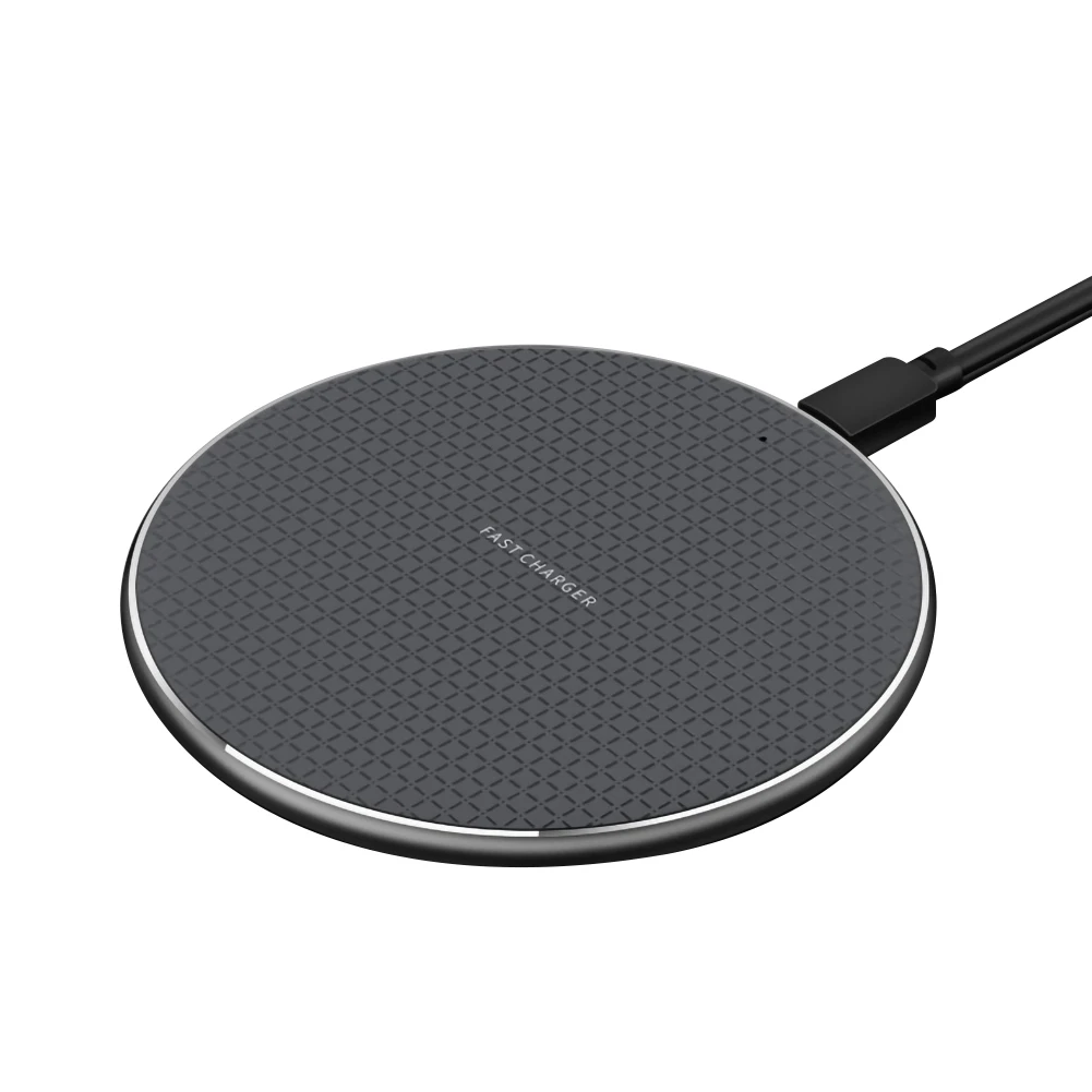 Qi Metal 10W Wireless Charger For iPhone 8 X XR XS Max QC3.0 Fast Wireless Charging for Samsung S10 S9 Note 8 9 USB Charger Pad
Qi Metal 10W Wireless Charger For iPhone 8 X XR XS Max QC3.0 Fast Wireless Charging for Samsung S10 S9 Note 8 9 USB Charger Pad
