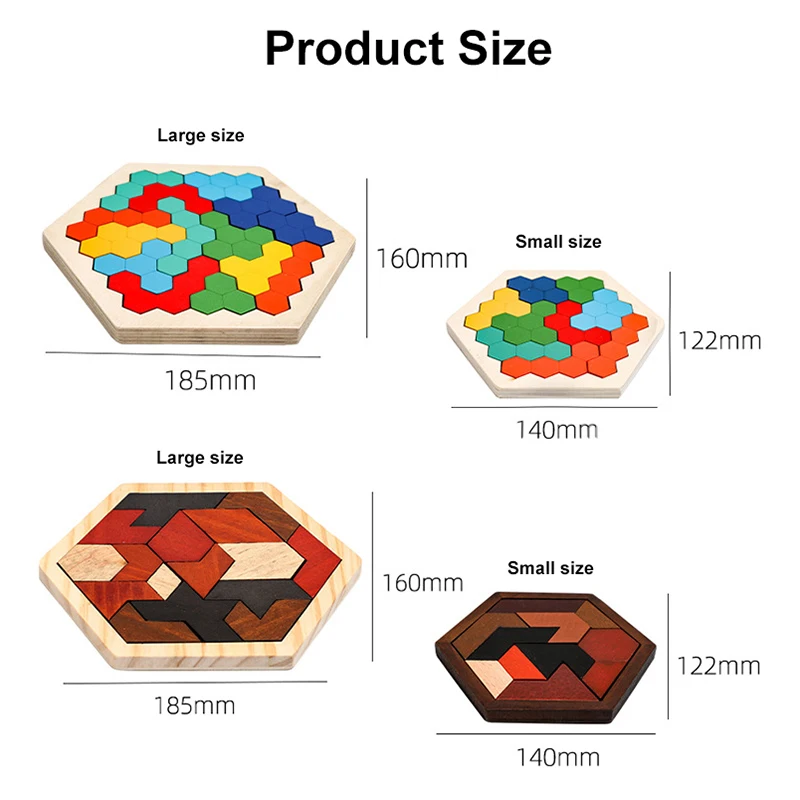 Kids Wooden Polygonal Geometric Tangram Jigsaw Puzzle Baby Learning Educational Toys Children Thinking Training Game Wood Toy
Kids Wooden Polygonal Geometric Tangram Jigsaw Puzzle Baby Learning Educational Toys Children Thinking Training Game Wood Toy