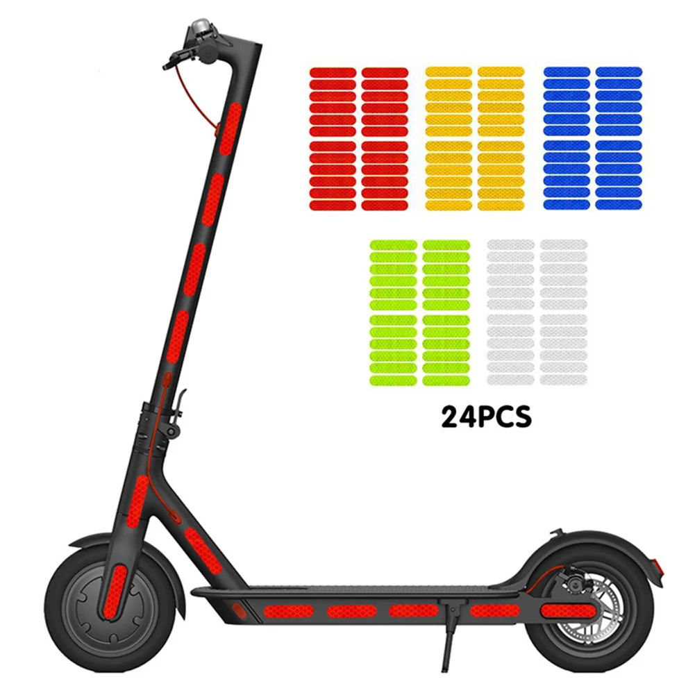 24pcs/set Waterproof Reflective Stickers Kit For Xiaomi M365/pro Electric Scooter Night Reflect Light Scooter Deco Accessories
24pcs/set Waterproof Reflective Stickers Kit For Xiaomi M365/pro Electric Scooter Night Reflect Light Scooter Deco Accessories