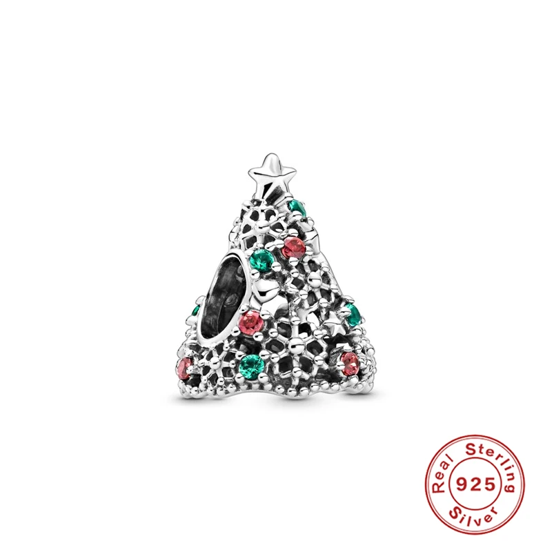 Colorful Crystal Christmas Tree Beads Charm fit Original Bracelets for Women 925 Sterling Silver DIY Birthday Xmas Gift Jewelry
Colorful Crystal Christmas Tree Beads Charm fit Original Bracelets for Women 925 Sterling Silver DIY Birthday Xmas Gift Jewelry