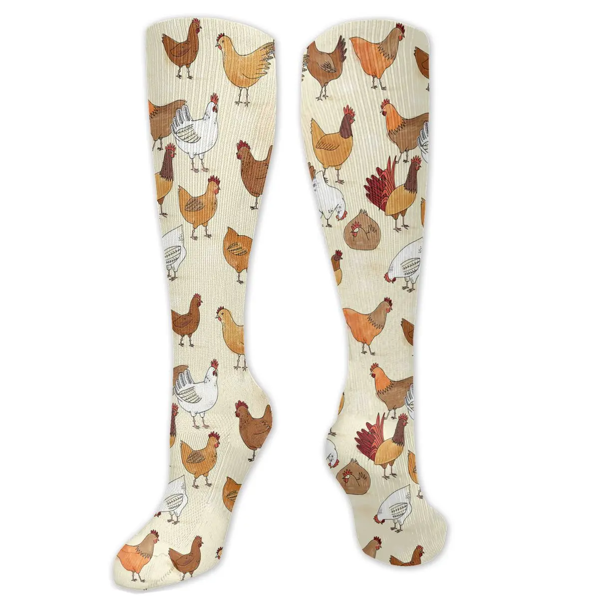 Chickens Compression Socks For Women Men Plus Size Wide Calf For Nurses Running Athletic
Chickens Compression Socks For Women Men Plus Size Wide Calf For Nurses Running Athletic
