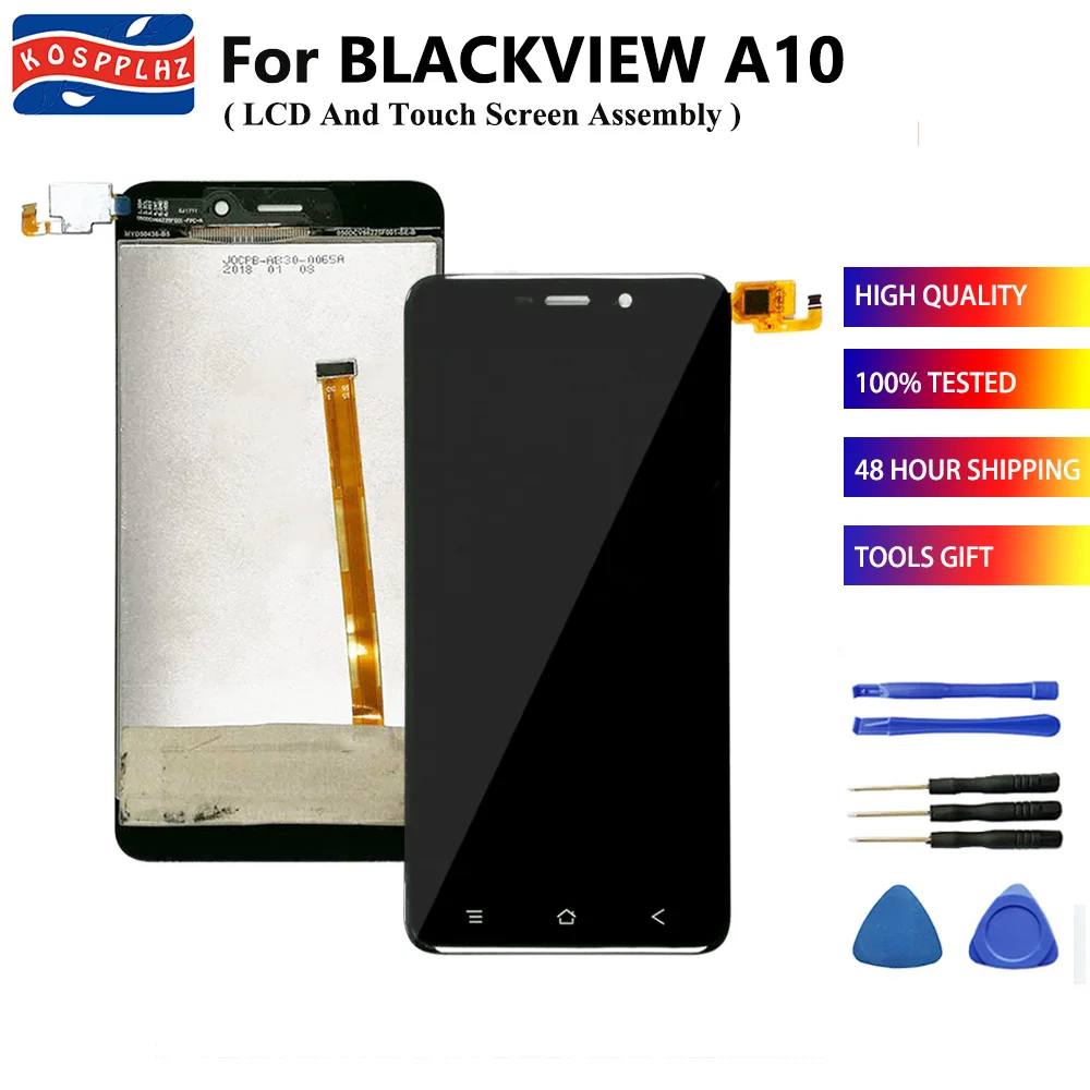 5.0" For BLACKVIEW A10 LCD Display + Touch Screen Assembly Replacement Blackview A 10 Mobile Phone Front Glass + Tools & Glue
5.0" For BLACKVIEW A10 LCD Display + Touch Screen Assembly Replacement Blackview A 10 Mobile Phone Front Glass + Tools & Glue