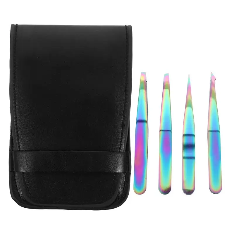 4Pcs Eyebrow Tweezers Set with Travel Case Daily Beauty Tools for Hair Removal
4Pcs Eyebrow Tweezers Set with Travel Case Daily Beauty Tools for Hair Removal