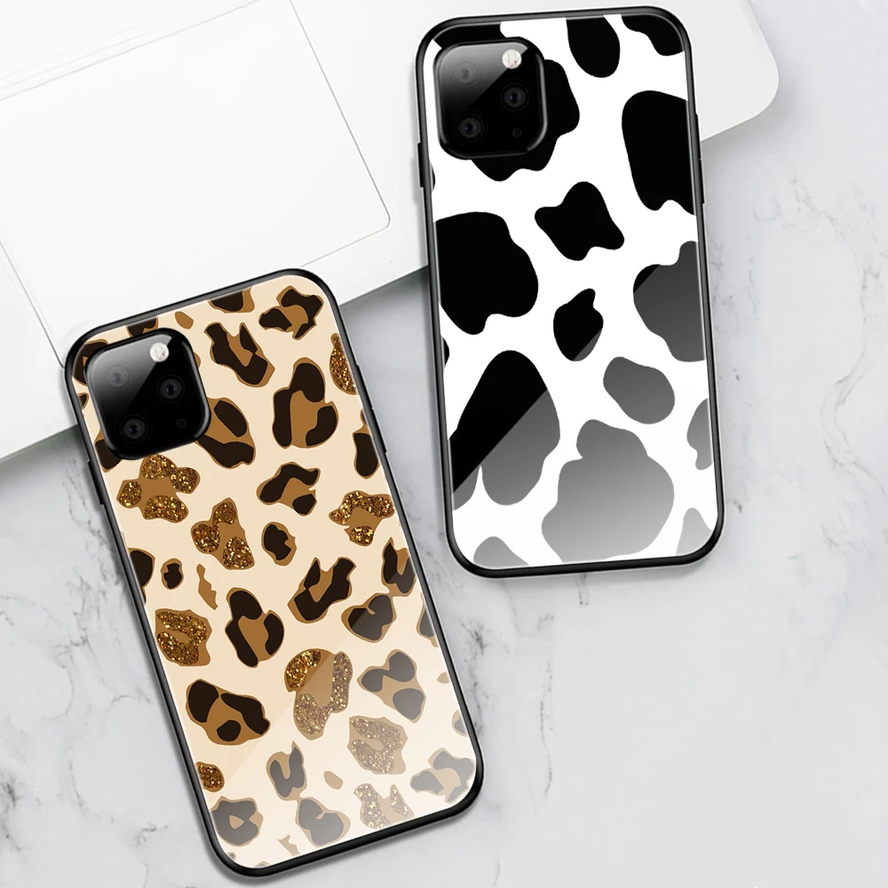Leopard Phone Case for Iphone 11 12 13 Pro Mini Max X XR XS 7 8 Plus Tempered Glass Covers Luxury Silicone Bumper Fundas
Leopard Phone Case for Iphone 11 12 13 Pro Mini Max X XR XS 7 8 Plus Tempered Glass Covers Luxury Silicone Bumper Fundas