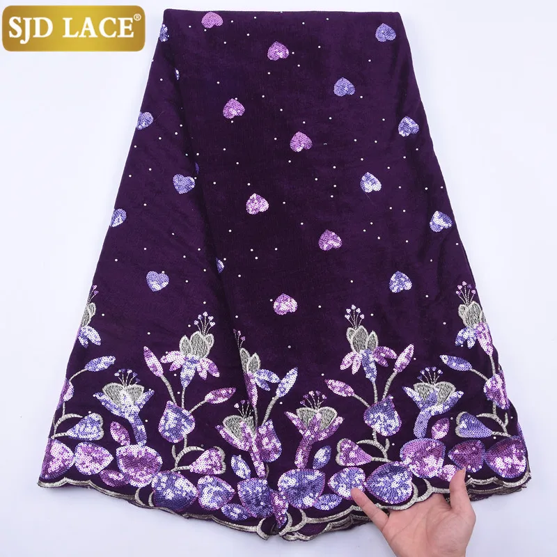 SJD LACE Beatiful Velvet Lace With Sequins African Lace Fabric Soft Nigerian Velvet Lace Fabric For Wedding Party Dress SewA2014
SJD LACE Beatiful Velvet Lace With Sequins African Lace Fabric Soft Nigerian Velvet Lace Fabric For Wedding Party Dress SewA2014