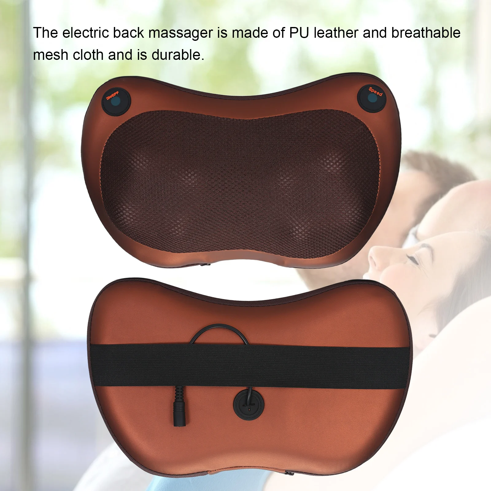 Neck Massager with Heat Shiatsu Back and Shoulder Massager with Deep Tissue Kneading Electric Massage Pillow
Neck Massager with Heat Shiatsu Back and Shoulder Massager with Deep Tissue Kneading Electric Massage Pillow
