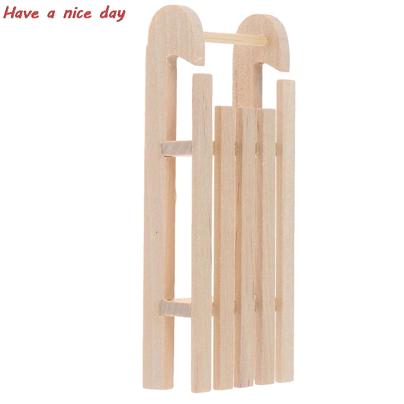1pc Mini Wooden Sleigh Gift Box Model DIY Christmas Landscape Doll House Accessory 1/12
1pc Mini Wooden Sleigh Gift Box Model DIY Christmas Landscape Doll House Accessory 1/12