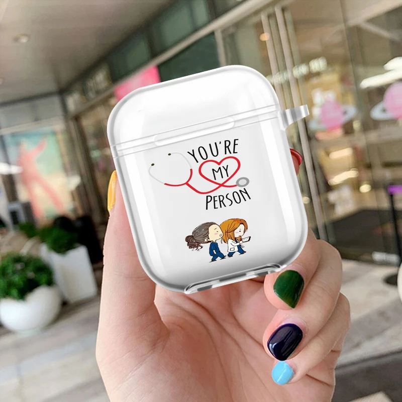Cute Greys Anatomy You Are My Person Cartoon Silicone Case For Apple Air Pods 1 2 3 Pro Wireless Bluetooth Earphone Box Cover
Cute Greys Anatomy You Are My Person Cartoon Silicone Case For Apple Air Pods 1 2 3 Pro Wireless Bluetooth Earphone Box Cover