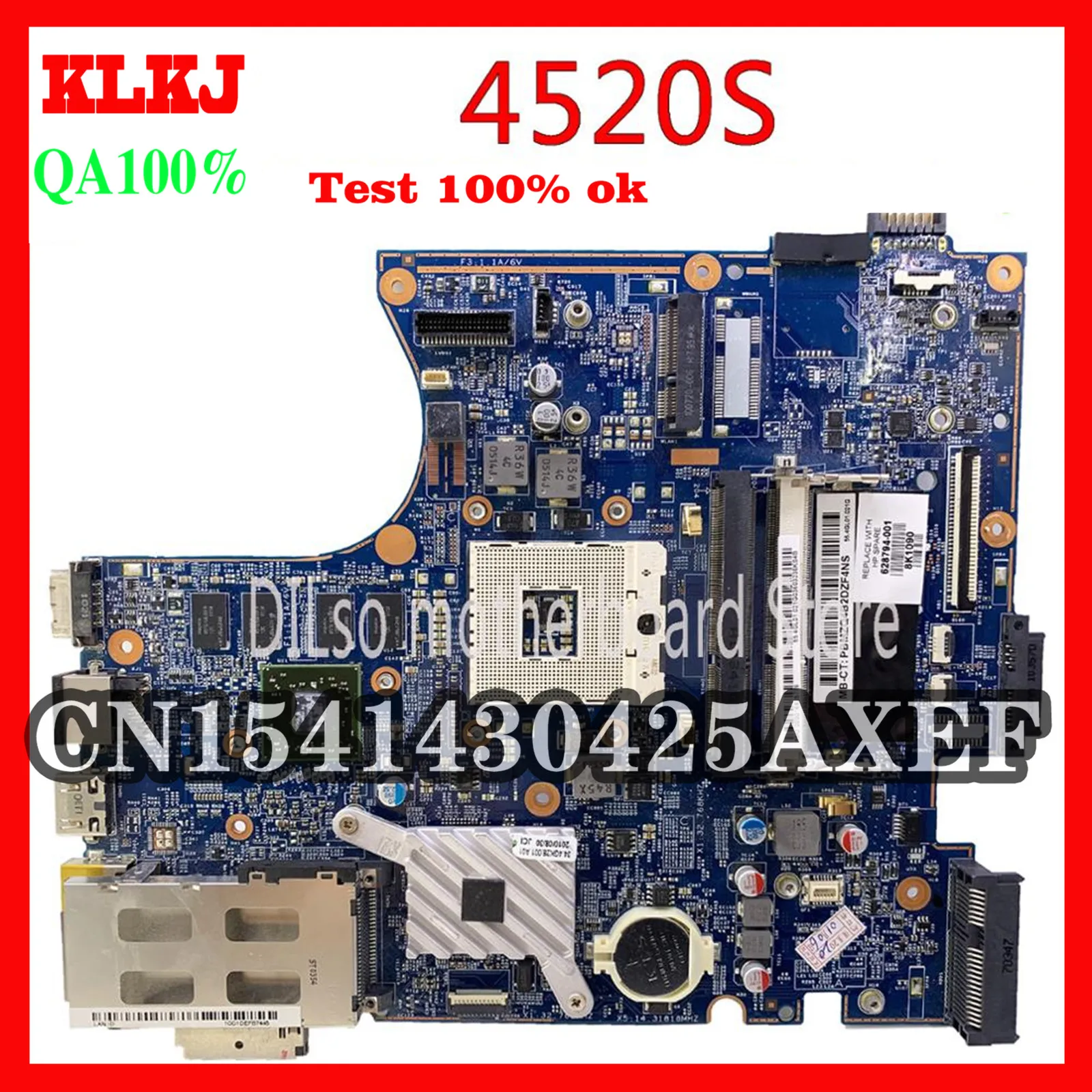 KLKJ 4720s motherboar 628795-001 For HP Probook 4720s 4520s Laptop Motherboard 628795-001 598668-001 100% original
KLKJ 4720s motherboar 628795-001 For HP Probook 4720s 4520s Laptop Motherboard 628795-001 598668-001 100% original