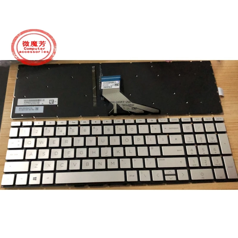 

UK Backlit Keyboard FOR HP 15-DA 15-DB 15-DX 15-DR 15-DK 250 G7 255 G7