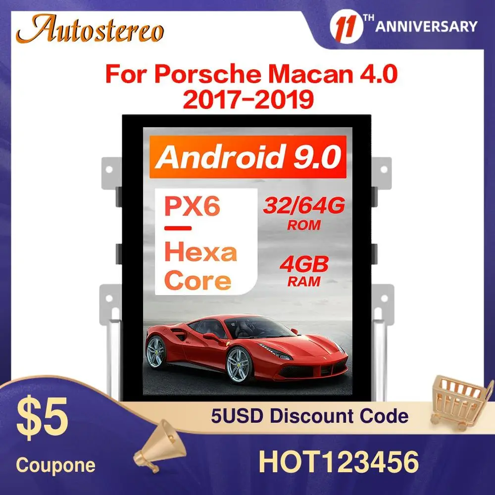 Vertical Tesla Android 9.0 4G+64GB Car GPS Navigation For Porsche Macan 2017-2019 Stereo Head Unit Multimedia Player Auto Radio
Vertical Tesla Android 9.0 4G+64GB Car GPS Navigation For Porsche Macan 2017-2019 Stereo Head Unit Multimedia Player Auto Radio