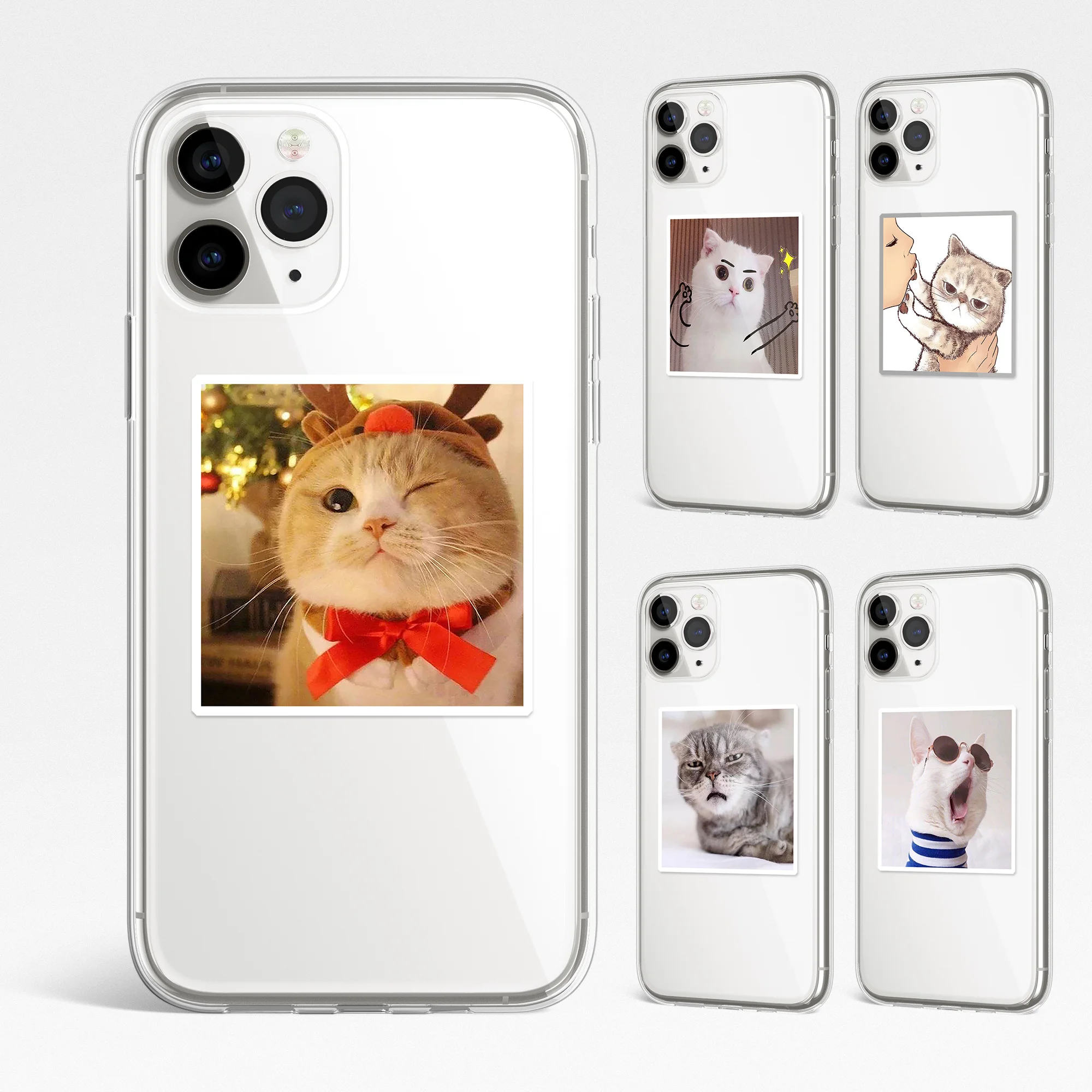 Phone Case for iPhone 11 Pro Max 12 Mini X Xs XR SE 2020 SE2 8 7 6s Plus Transparent Cute Lovely Cat Women Ladies Girls Boys Men
Phone Case for iPhone 11 Pro Max 12 Mini X Xs XR SE 2020 SE2 8 7 6s Plus Transparent Cute Lovely Cat Women Ladies Girls Boys Men