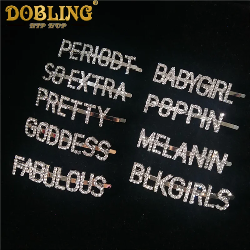 Listings Fashion Words Rhinestone Bobby Pin VIBES Goddess Poppin Periodt Melanin BLKGIRLS Hair Clips Personalized
Listings Fashion Words Rhinestone Bobby Pin VIBES Goddess Poppin Periodt Melanin BLKGIRLS Hair Clips Personalized