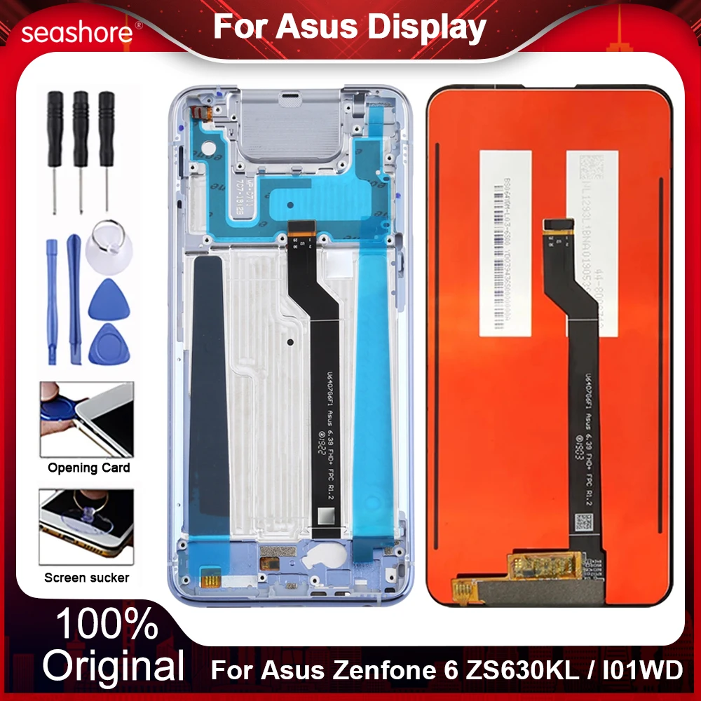 Оригинальный дисплей для Asus Zenfone 6 ZS630KL дисплей сенсорный экран для Asus ZS630KL ЖК-дисплей дигитайзер Запасные части I01WD
Оригинальный дисплей для Asus Zenfone 6 ZS630KL дисплей сенсорный экран для Asus ZS630KL ЖК-дисплей дигитайзер Запасные части I01WD