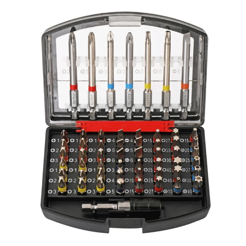 2021 New 56Pcs Screwdriver Kit Screw Tools Drill Bit Set with Various Kit Spinning Head Types for Wood Metal Cement Drilling
2021 New 56Pcs Screwdriver Kit Screw Tools Drill Bit Set with Various Kit Spinning Head Types for Wood Metal Cement Drilling