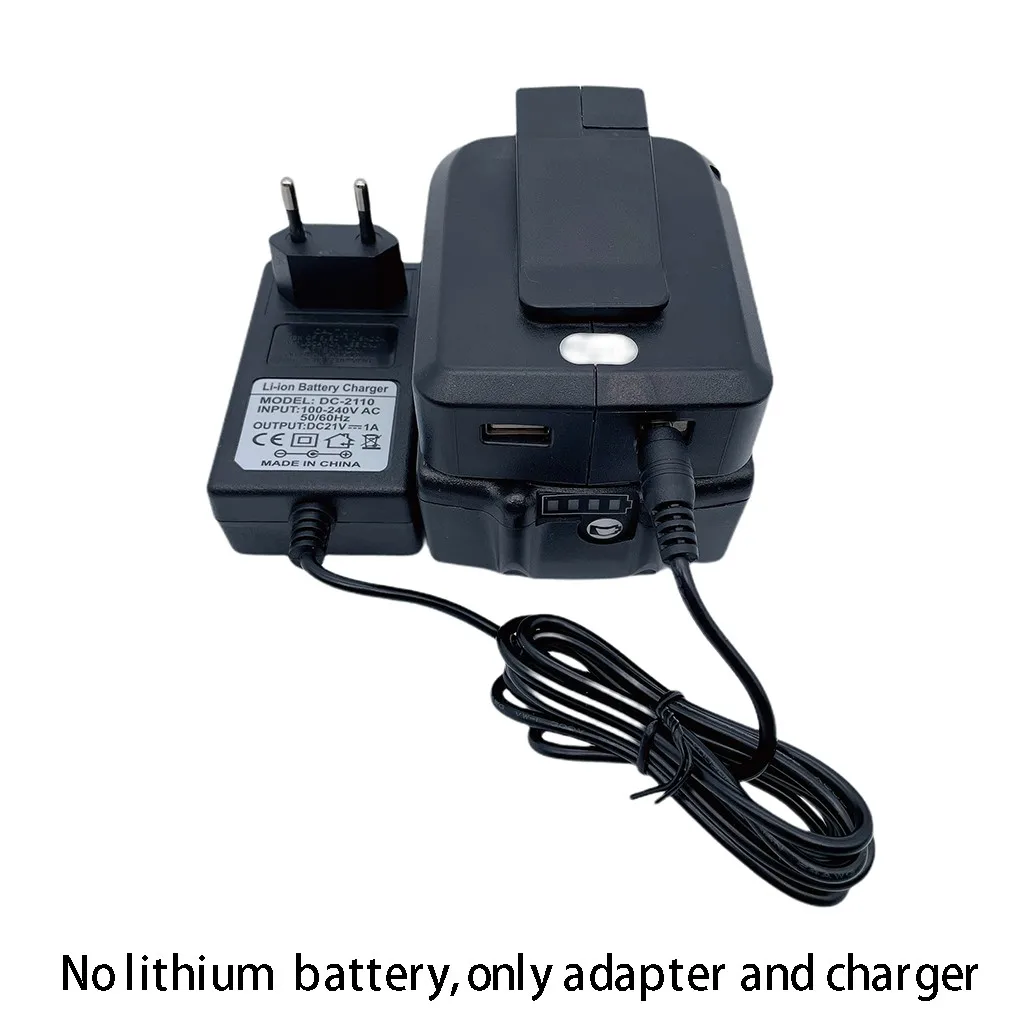 2Pcs Battery Adapter For MAK Upgrade ADP05 USB/DC Port Battery Charger For 14.4v 18v LXT Batteries Power Plug Replacement
2Pcs Battery Adapter For MAK Upgrade ADP05 USB/DC Port Battery Charger For 14.4v 18v LXT Batteries Power Plug Replacement