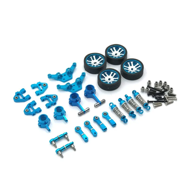 WLtoys 1/28 284131 K979 K989 K999 RC Car Accessories Metal Upgrade Kit, Including Tires, Shock Absorbers, Swing Arms, etc.
WLtoys 1/28 284131 K979 K989 K999 RC Car Accessories Metal Upgrade Kit, Including Tires, Shock Absorbers, Swing Arms, etc.