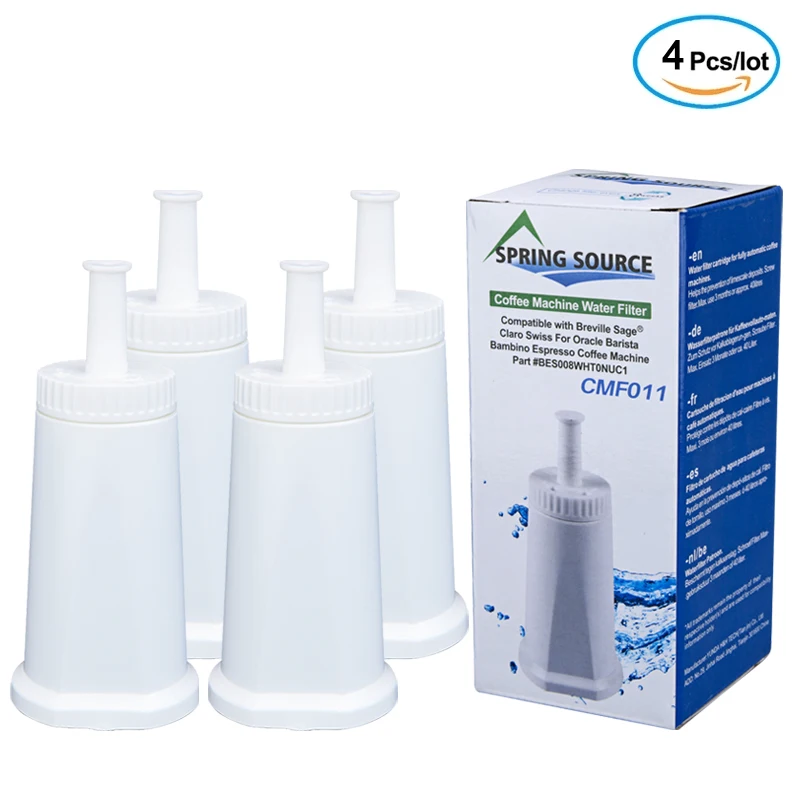 Replacement Water Filter Compatible with Breville Sage Claro Swiss for Barista & Bambino Espresso Coffee Machine . Pack of 4
Replacement Water Filter Compatible with Breville Sage Claro Swiss for Barista & Bambino Espresso Coffee Machine . Pack of 4