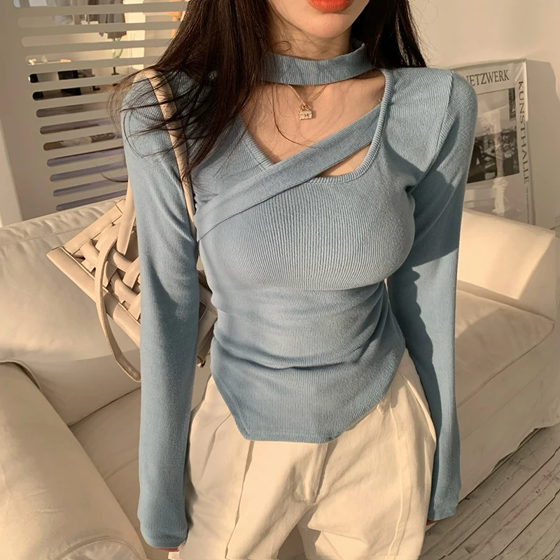 New Spring Summer Long Sleeve Women Slim Skinny T Shirt Korean Sexy Tee Shirt Tops YOU60
New Spring Summer Long Sleeve Women Slim Skinny T Shirt Korean Sexy Tee Shirt Tops YOU60