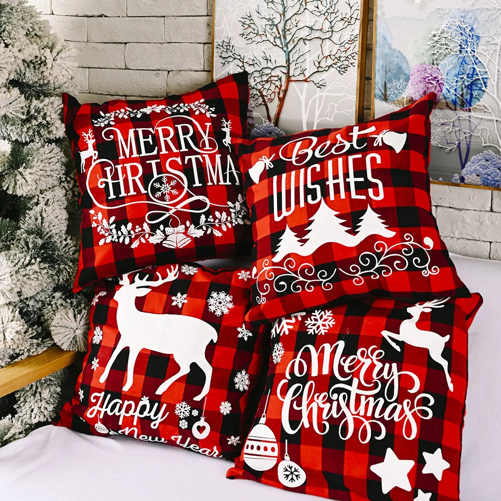 Christmas Xmas Red PillowCase Tree Decoration Santa Claus Cushion Cover Christmas Decorations for Home Snowman Year New2022
Christmas Xmas Red PillowCase Tree Decoration Santa Claus Cushion Cover Christmas Decorations for Home Snowman Year New2022