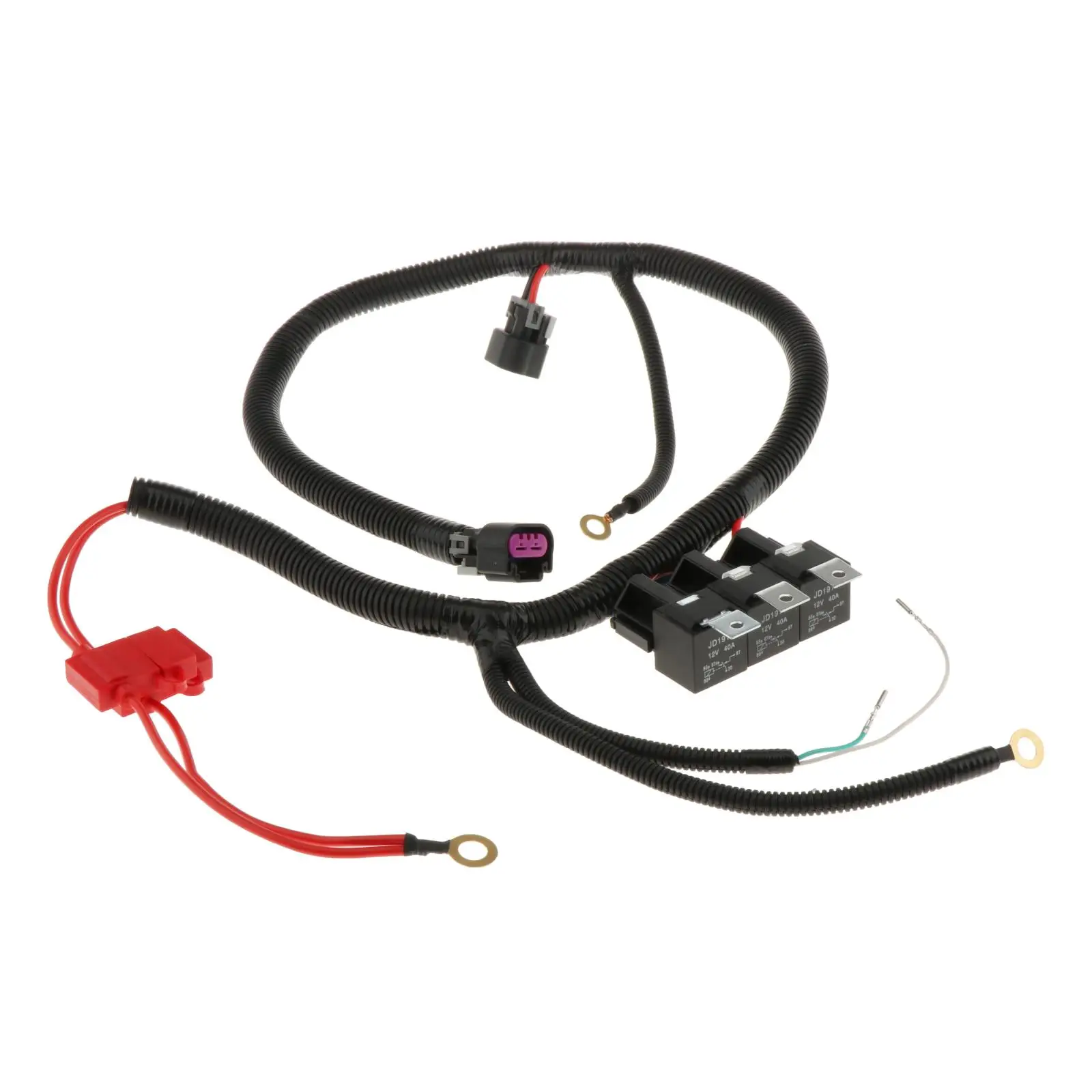 Dual Electric Cooling Fan Wire Harness Kit Easy and Convenient to Install and Use
Dual Electric Cooling Fan Wire Harness Kit Easy and Convenient to Install and Use