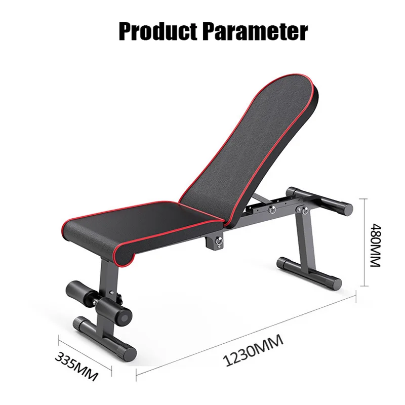 

Multifunctional Supine Board Home Barbell Weight Lifting Bed Dumbbell Stool Bench Adjustable Press Roman Chair Fitness Machine